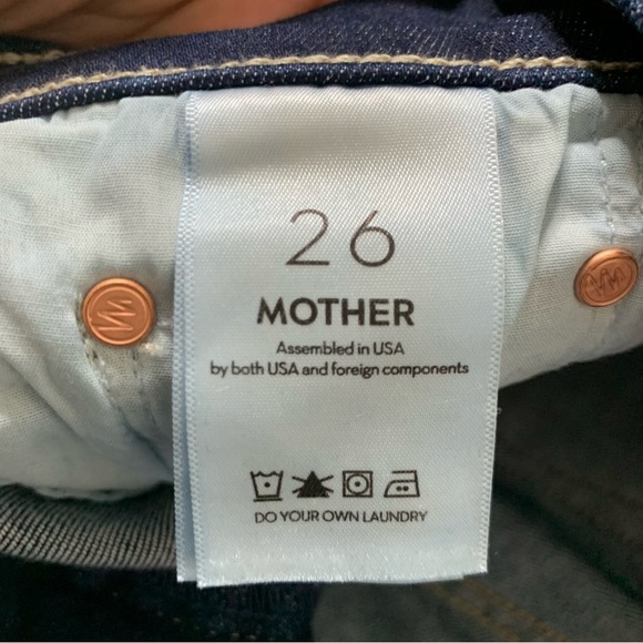 Mother Womens The Insider Crop Step Fray off limits blue 26 - Picture 9 of 13